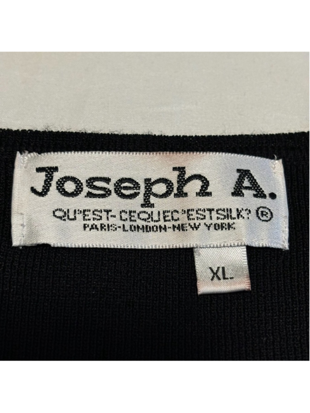 VINTAGE JOSEPH A INTRICATELY DESIGNED BLACK TOP RARE FIND CLASSICALLY DONE BLING - Picture 8 of 9